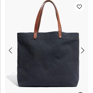 Madewell Black Canvas Transport Tote